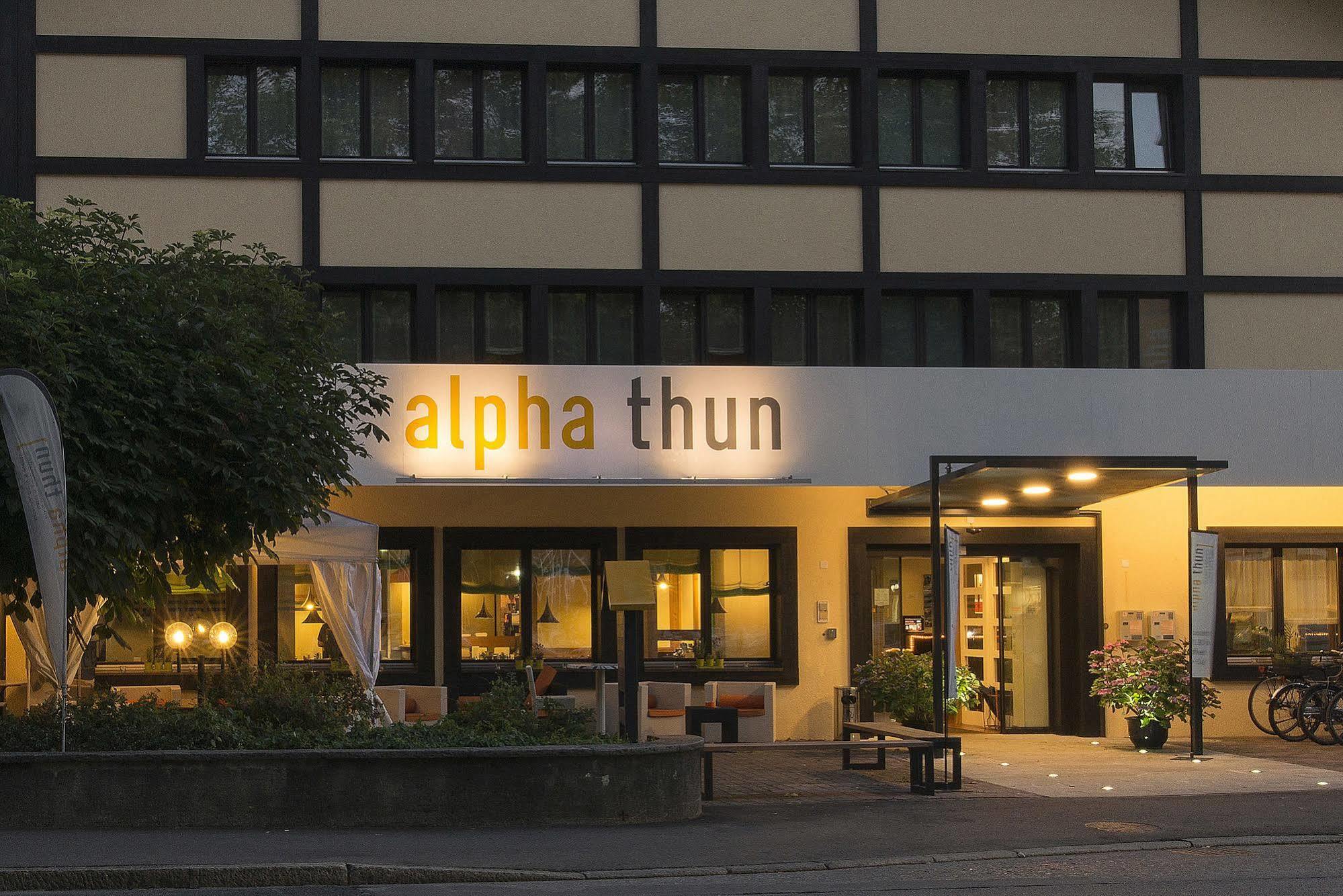 Hotel Alpha Thun Eksteriør billede